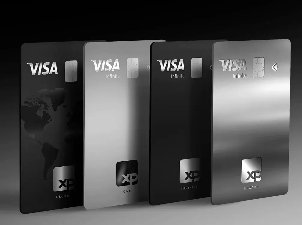 Linha de cartões XP: Global, One, Infinite e Legacy
